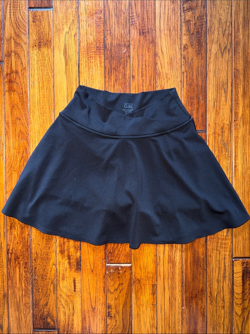 Athleta Girl Skirt Skort with lined shorts, v cross over front waistband, 8-10